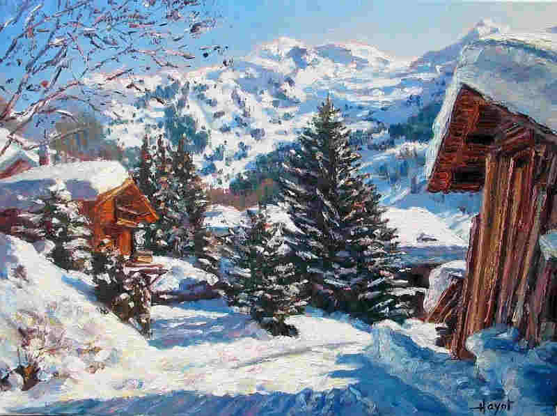 Neige dans les Aravis par Pascal Hayot