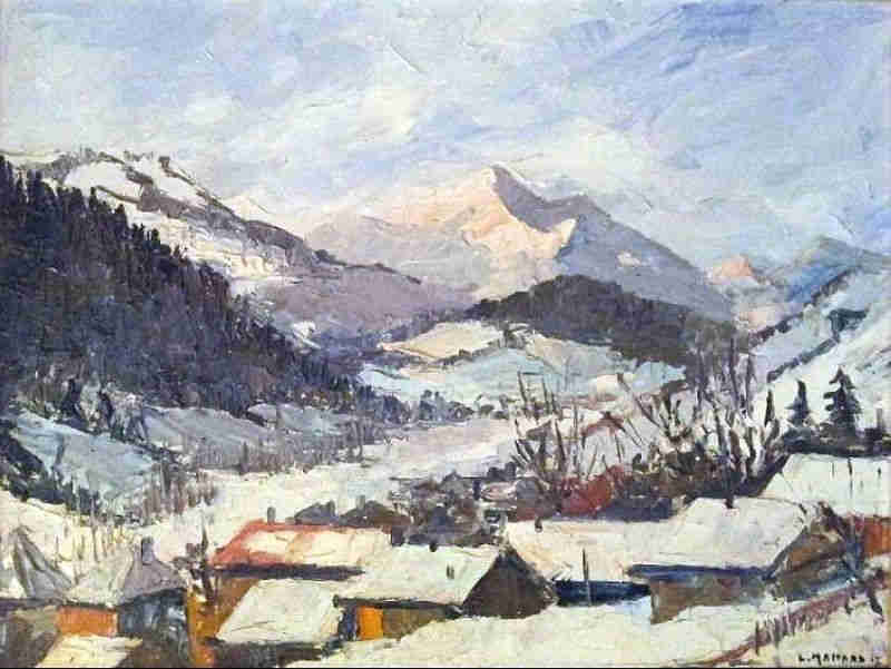 Neige dans les Aravis par L&eacute;o Massard