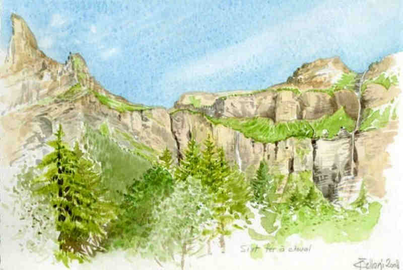 Le   cirque de Sixt Fer &agrave; Cheval par Claire Felloni