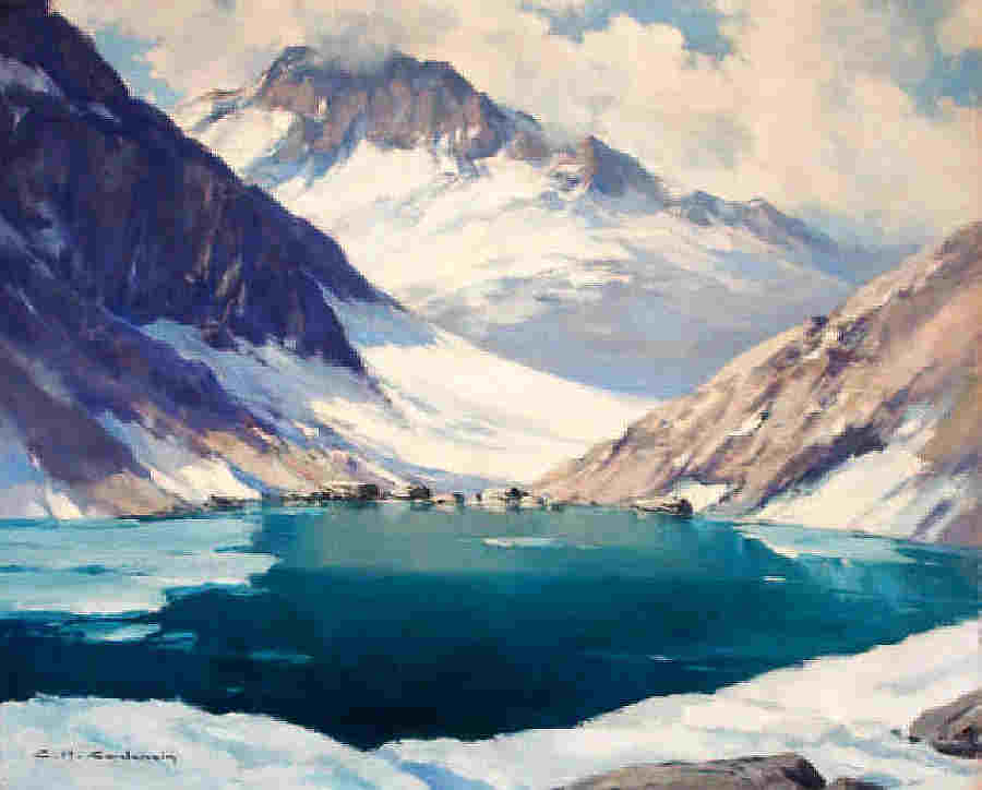 Lac Cottepens, les 7 Laux par Charles henri Contencin