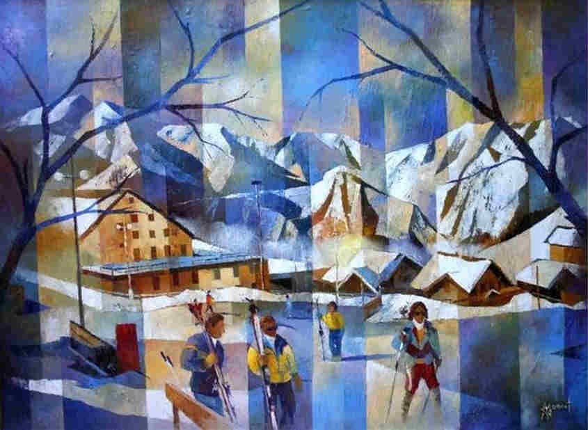 Hiver &agrave; l'Alpe d'Huez par Alain Gonnet
