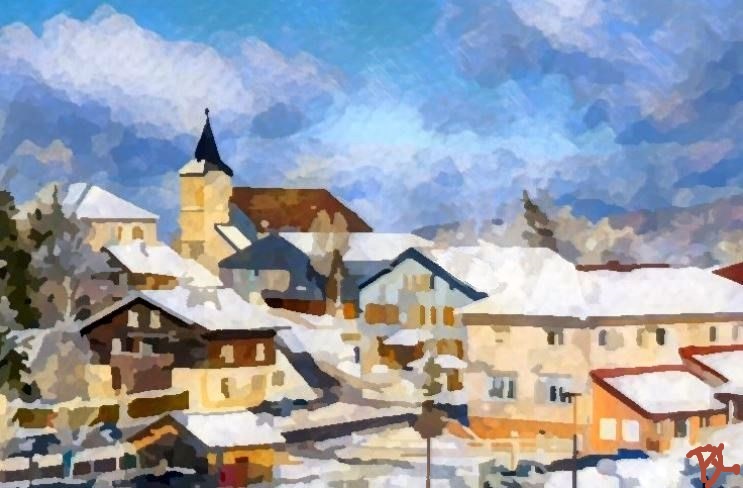 Pr&eacute;manon, village des Rousses par Dan Kopel