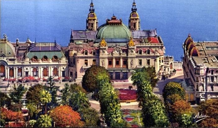 Monaco, casino et opéra années 1950
