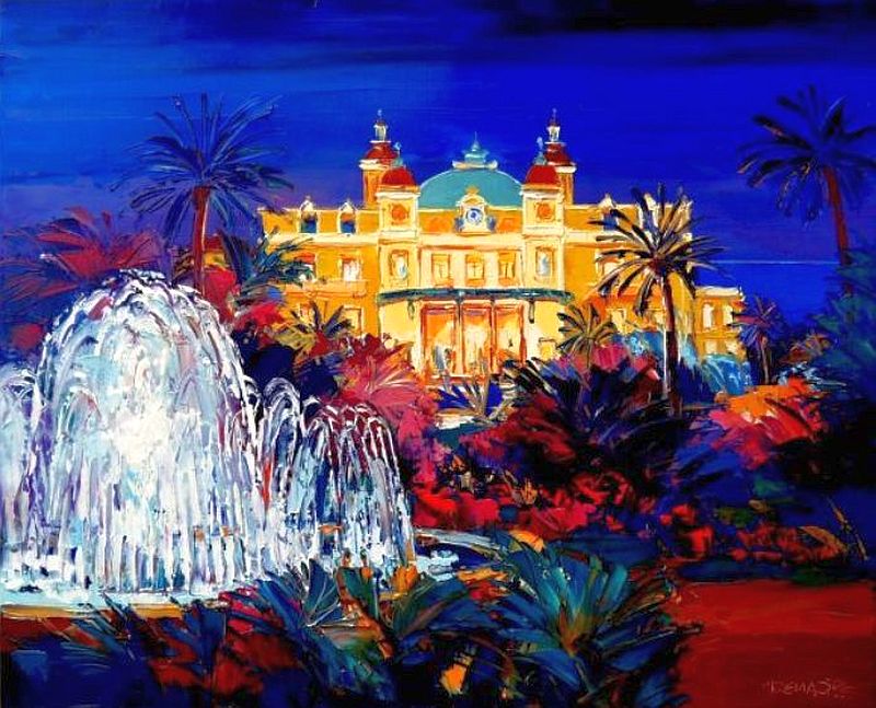 Place du casino à Monaco par Alain Demarte