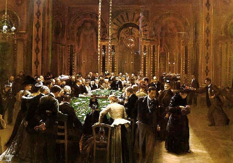 Rien ne va plus au casino de Monte-CArlo par Jean Béraud
