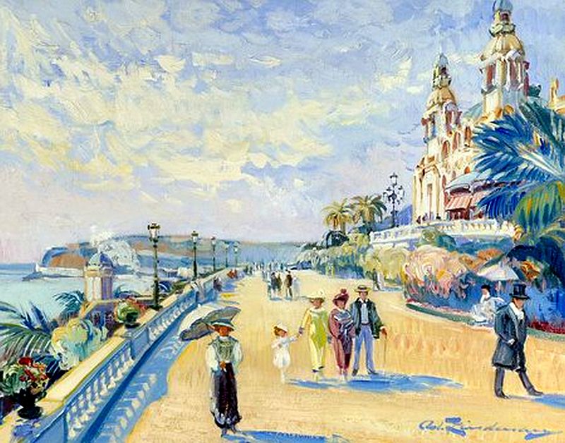 Terrasse du casino de Monte-Carlo par Martin Lindeneau